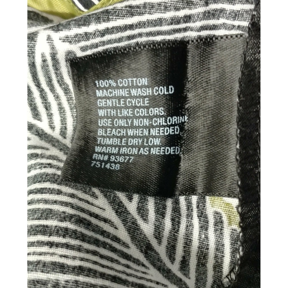 New East 5th Women Skirt, Size 4, black, white,‎ green, cotton - Picture 4 of 4